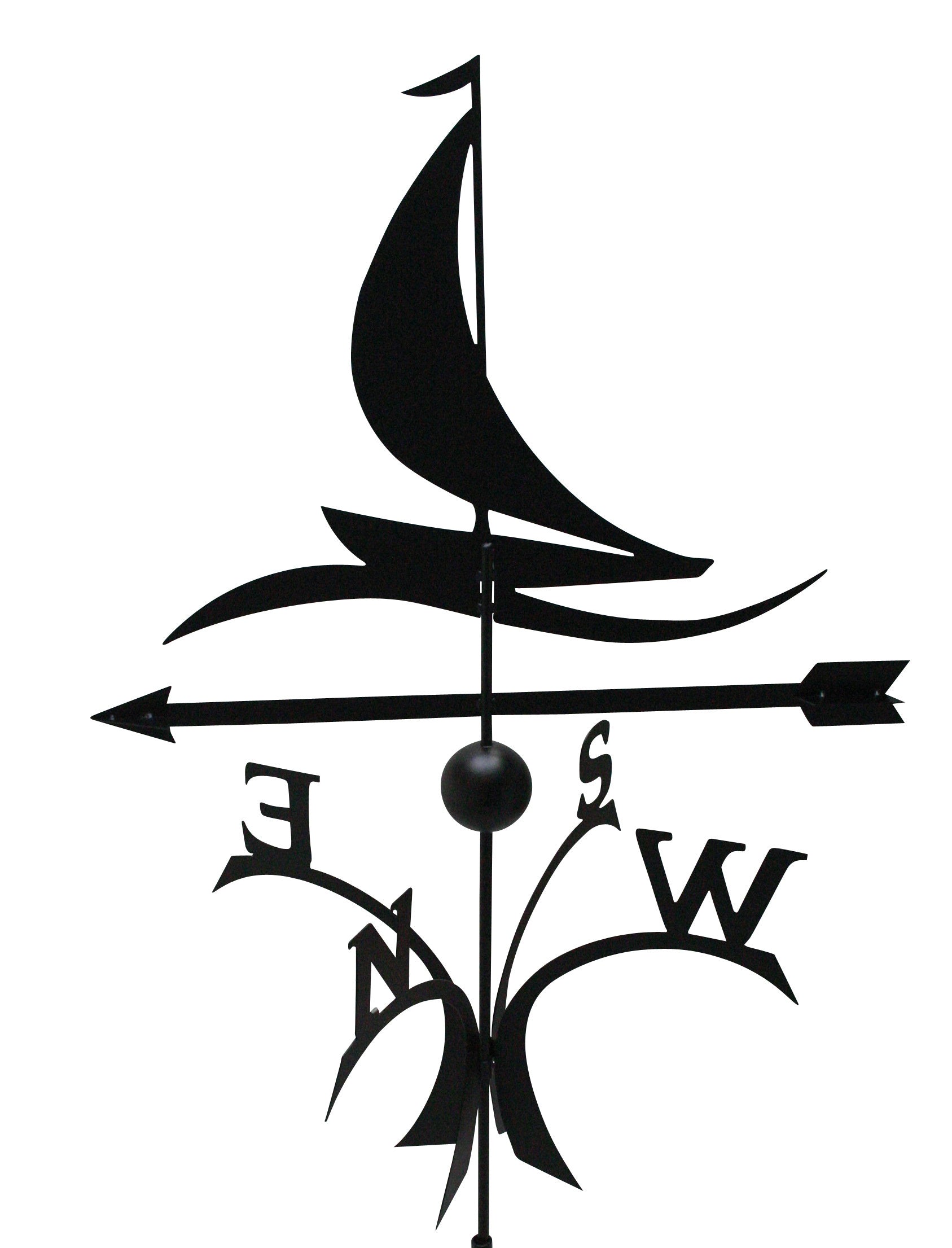 Wetterfahne Kugellager Segler / Schiff