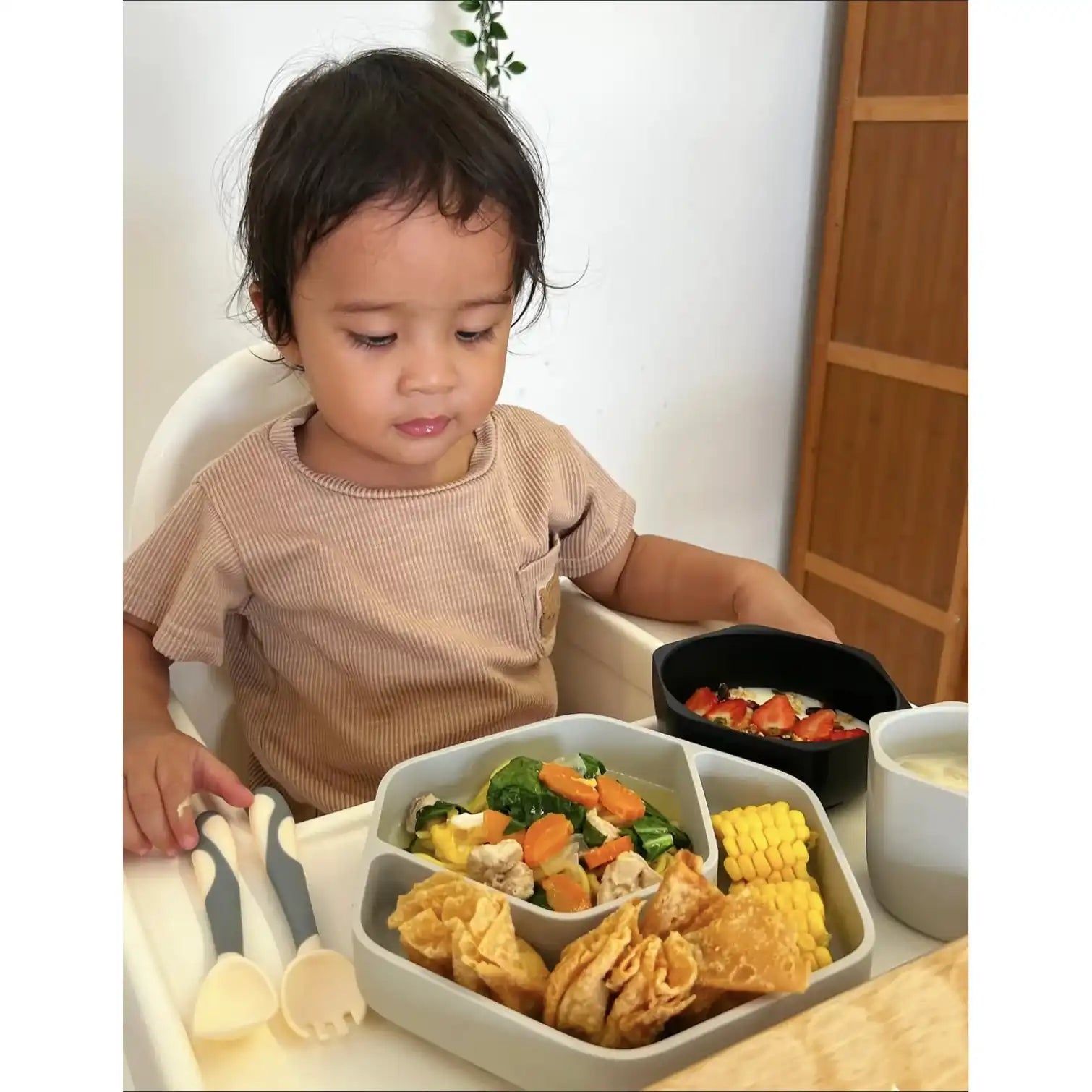 Toddler Feeding Set (Grau)