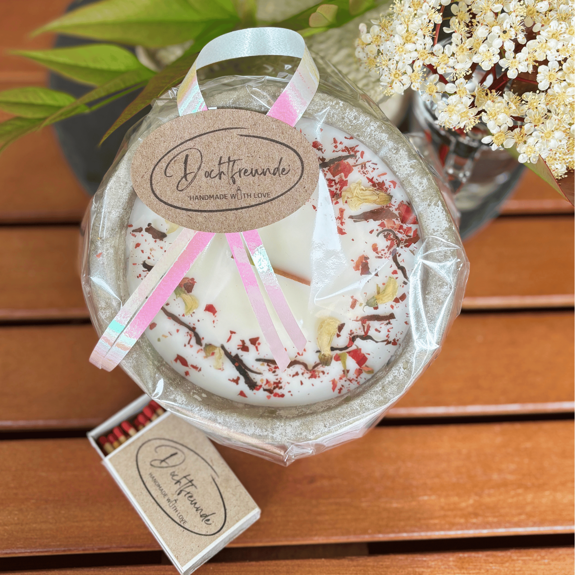 Limitierte Einzelstücke: Outdoor Citronella-Betonkerze „Mugge Schreck“ – Handgemachter Insektenschutz aus dem Südschwarzwald