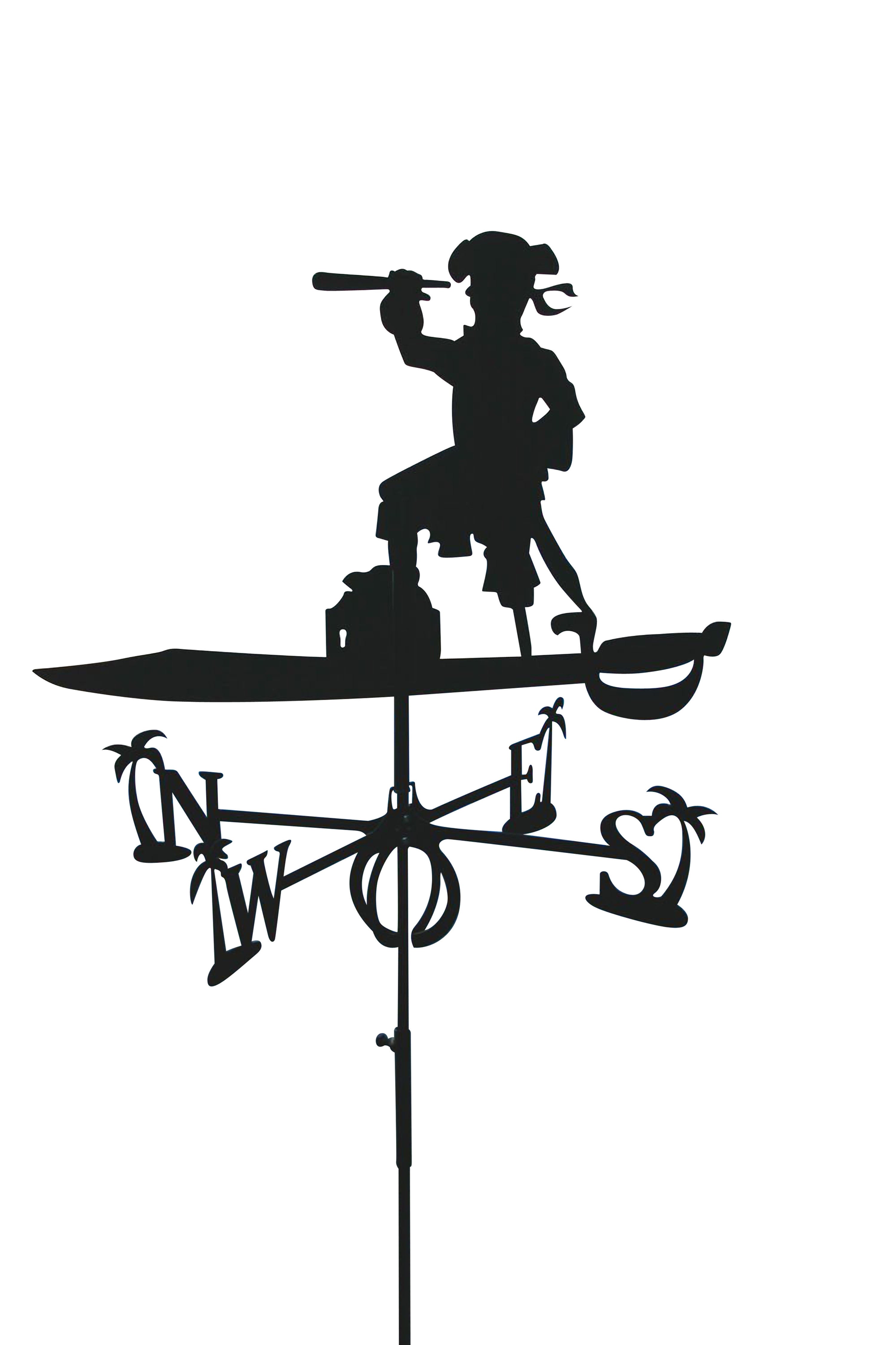 Wetterfahne Pirat