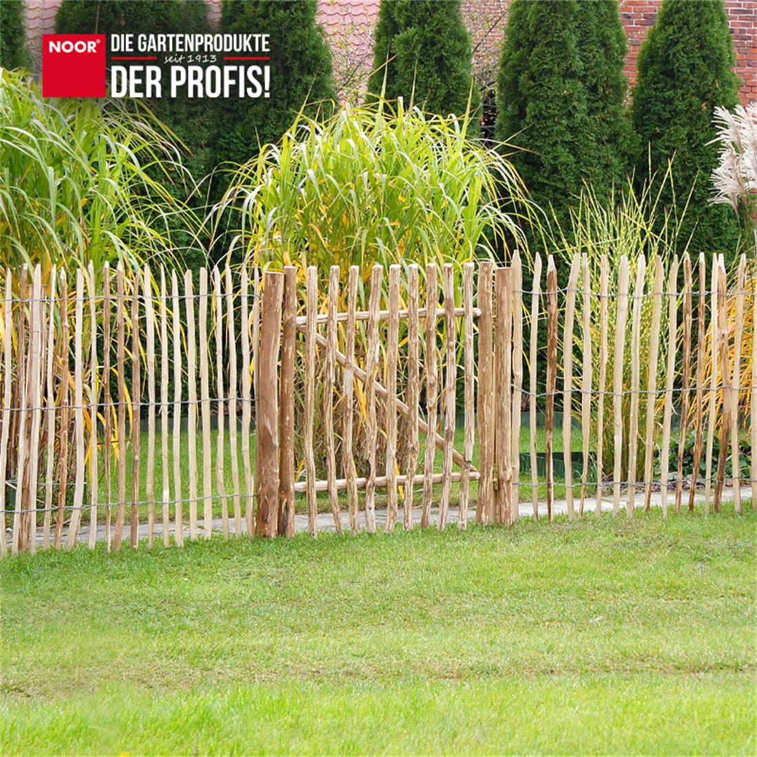 Staketenzaun Tor aus Berg-Haselnuss - 0,90x1 m