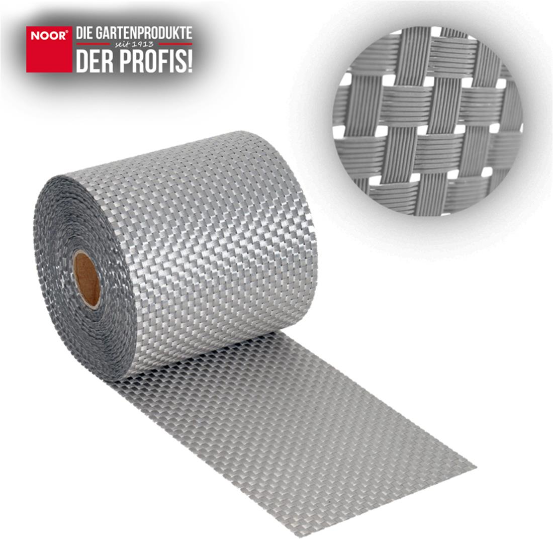 Sichtschutzstreifen Rattan - UV-stabilisiert - 0,19 x 2,55 m