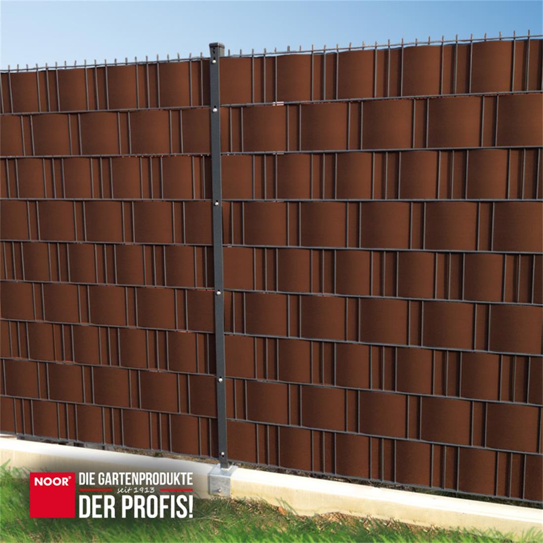 Sichtschutzstreifen PVC Easy - 0,19x2,55 m - Zaunblende