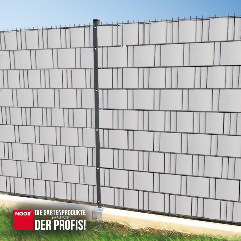 Sichtschutzstreifen PVC Easy - 0,19x2,55 m - Zaunblende