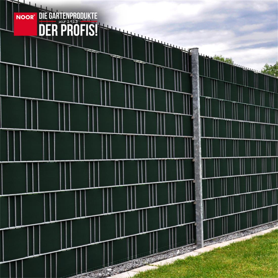 Sichtschutzstreifen PVC Easy - 0,19x2,55 m - Zaunblende