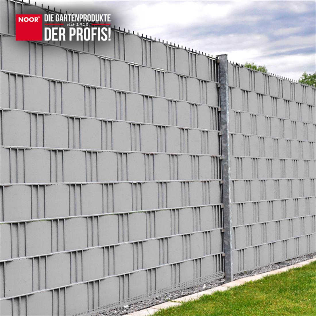 Sichtschutzstreifen PVC Easy - 0,19x2,55 m - Zaunblende