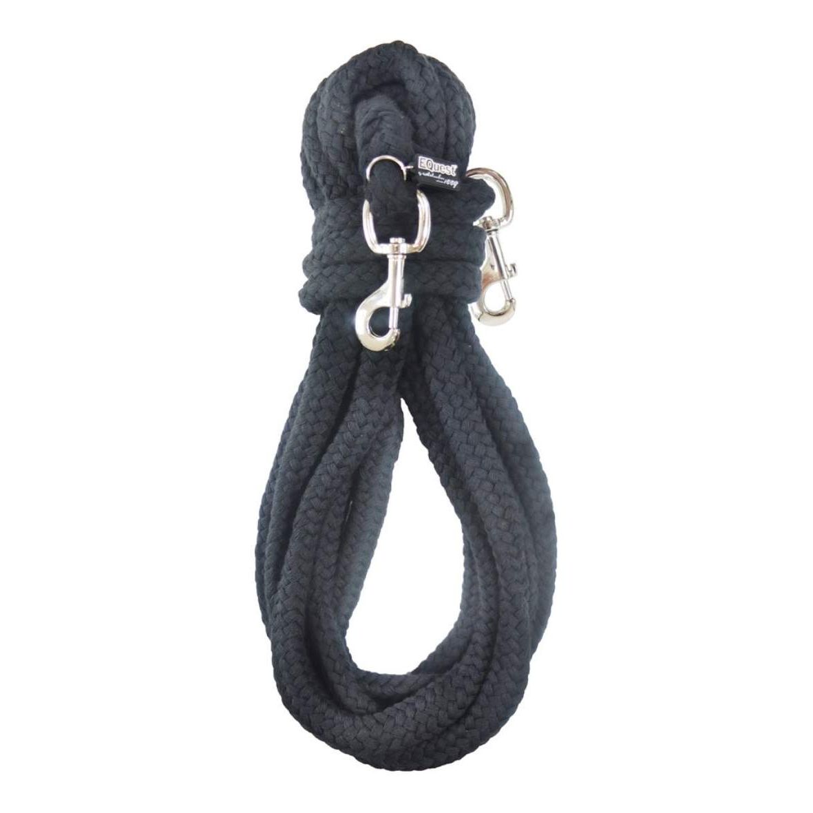 EQuest Doppellonge "Soft Touch" 16m, schwarz