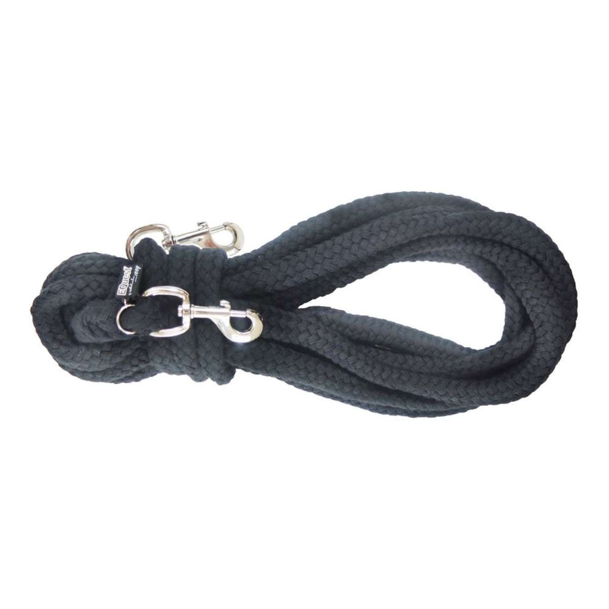 EQuest Doppellonge "Soft Touch" 16m, schwarz