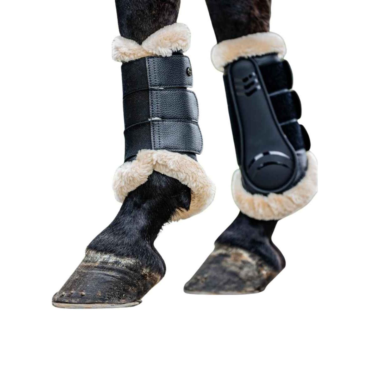 EQuest Gamasche Safety Soft mit Fell, 2er Set