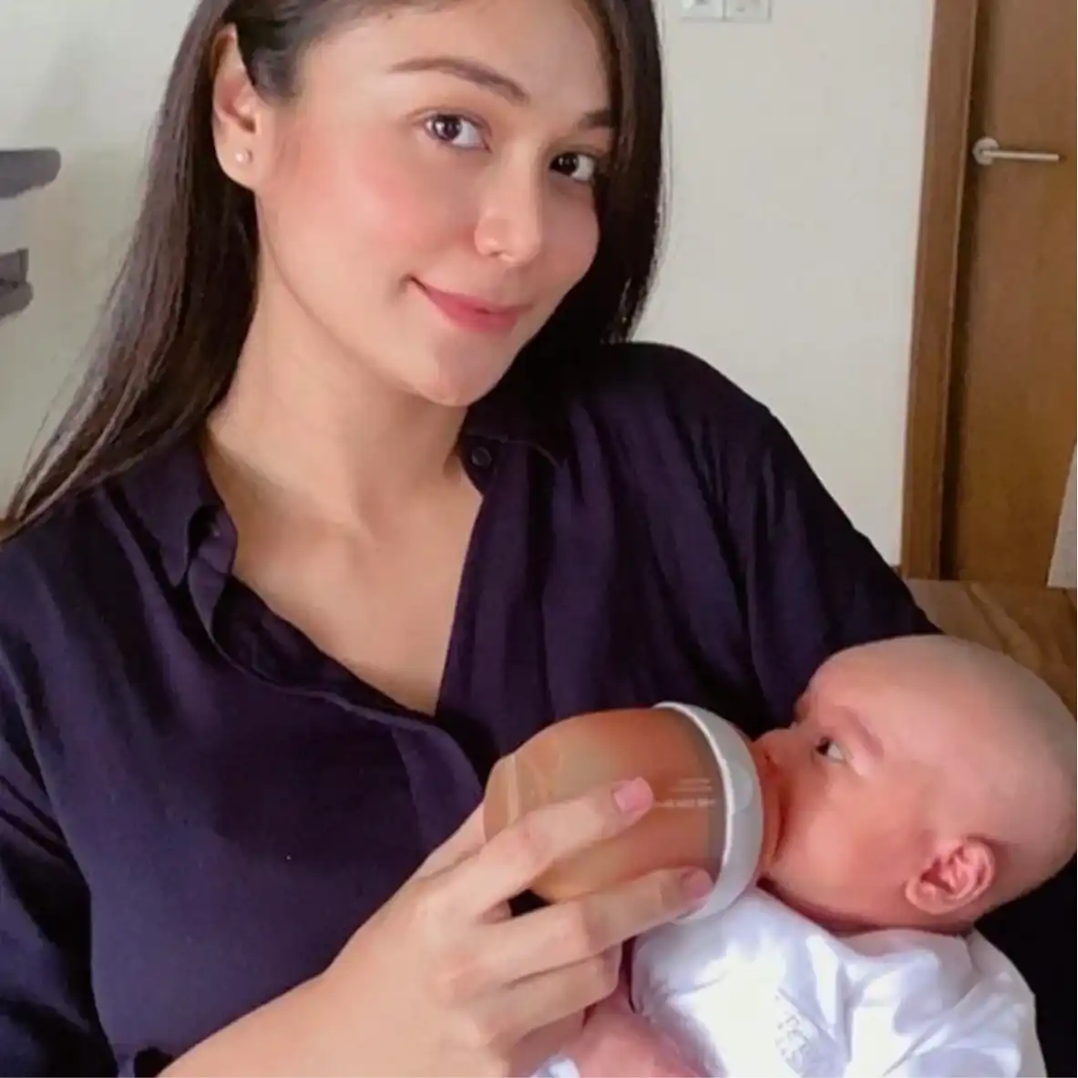 Ultra Wide Neck Baby Bottle 160ml (Grau)