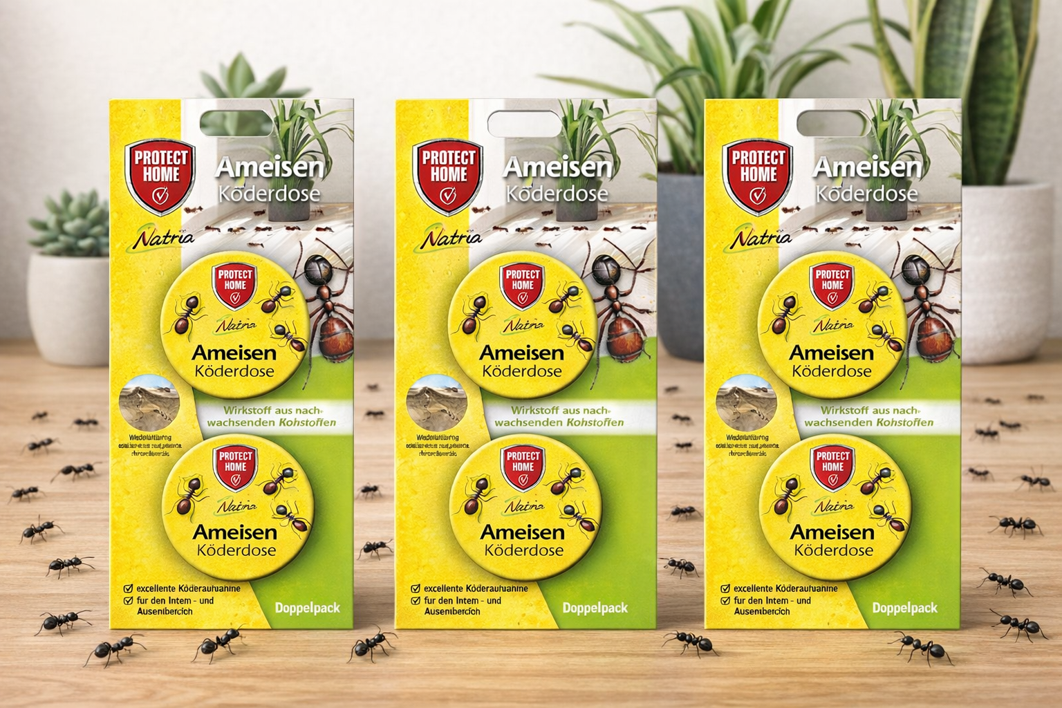 Protect Home Ameisen Köderdose Natria 3 Pakungen a 2 Stück