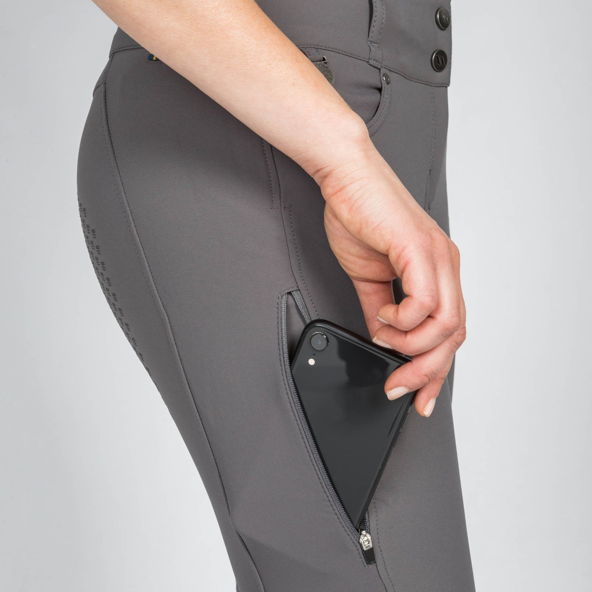 "Julia" W's FS Reithose - Grau