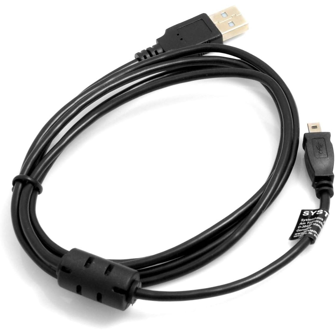 USB 2.0 Kabel 130 Cm 8Pin Stecker Zu Typ A Für Nikon Coolpix Kameras Schwarz Hi Speed 480 Mbps