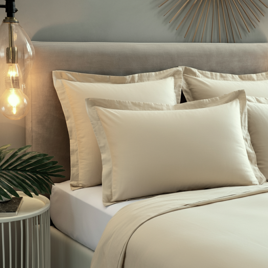 Grand Hotel Baumwolle Perkal Deckenbezug aus Ägyptischer Baumwolle Kühl und Atmungsaktiv für Erholsamen Schlaf