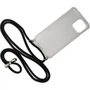 Silikon Schutzhülle Mit Halsband Transparent Für iPhone 14 Pro Hochwertig Robust Trageband