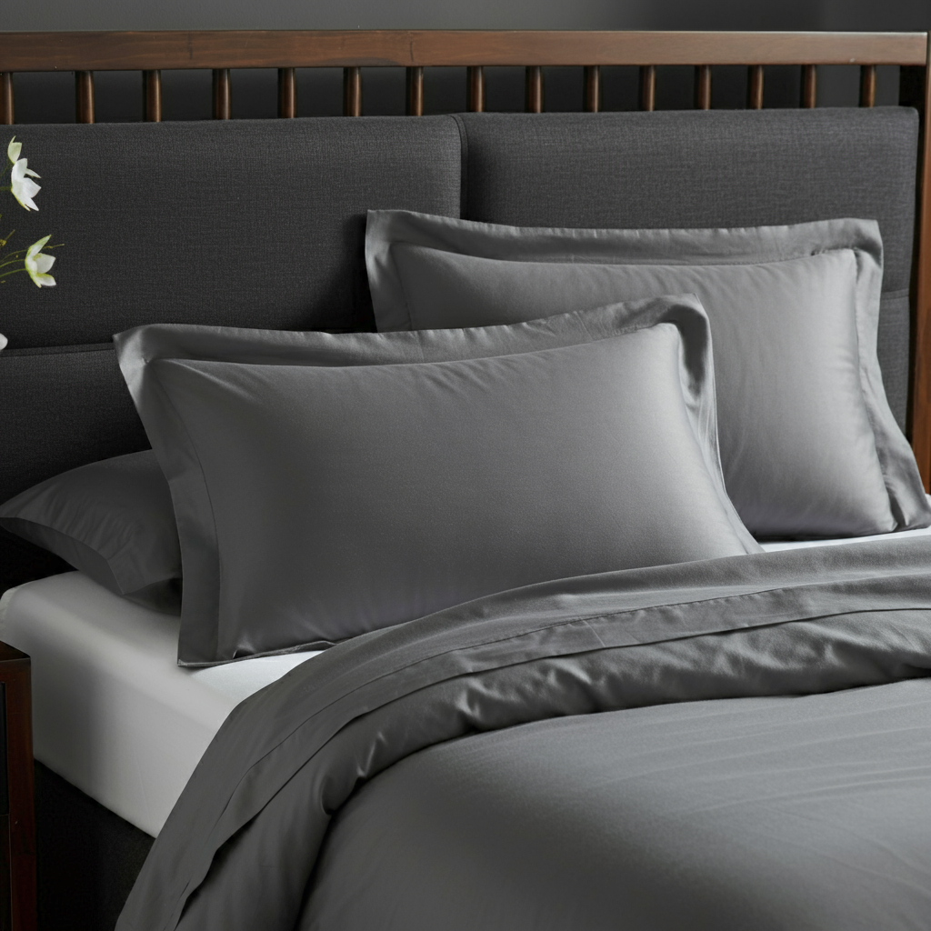 Grand Hotel Perkal Kissenbezug Aus Hundert Prozent Ägyptischer Baumwolle Mit Ultraweicher Textur Und Atmungsaktivität