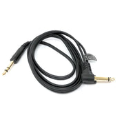 Audio Y Kabel 150 cm 6,35 mm Stereo AUX Klinke Winkel Stecker Ideal Für Mischpulte