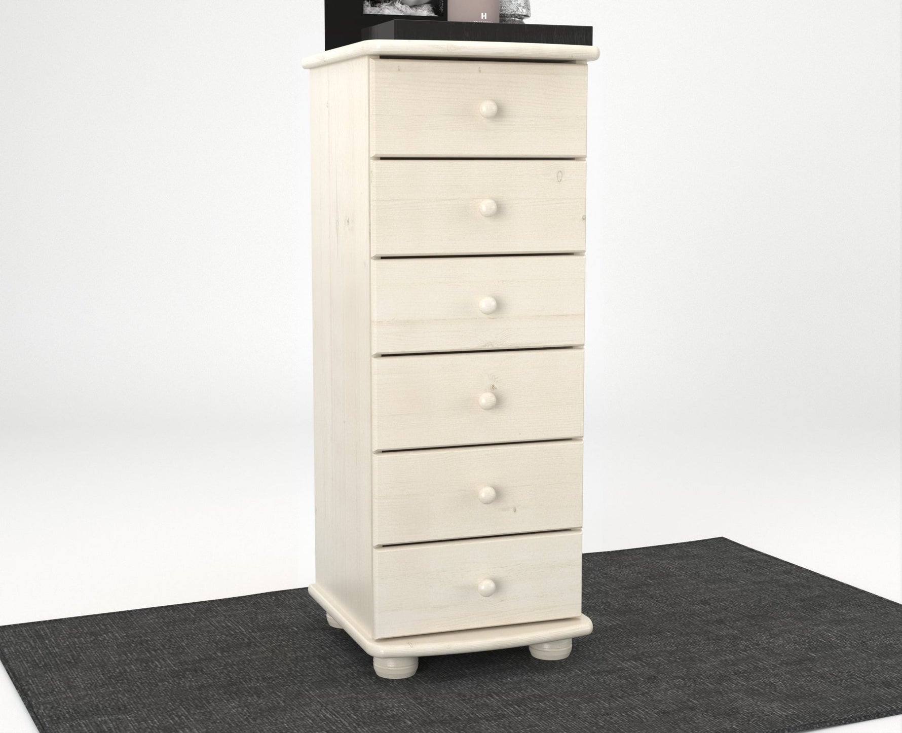 Anika Kiefer Massivholz Kommode  | 6-Schubladen | 100% Bio Kiefer