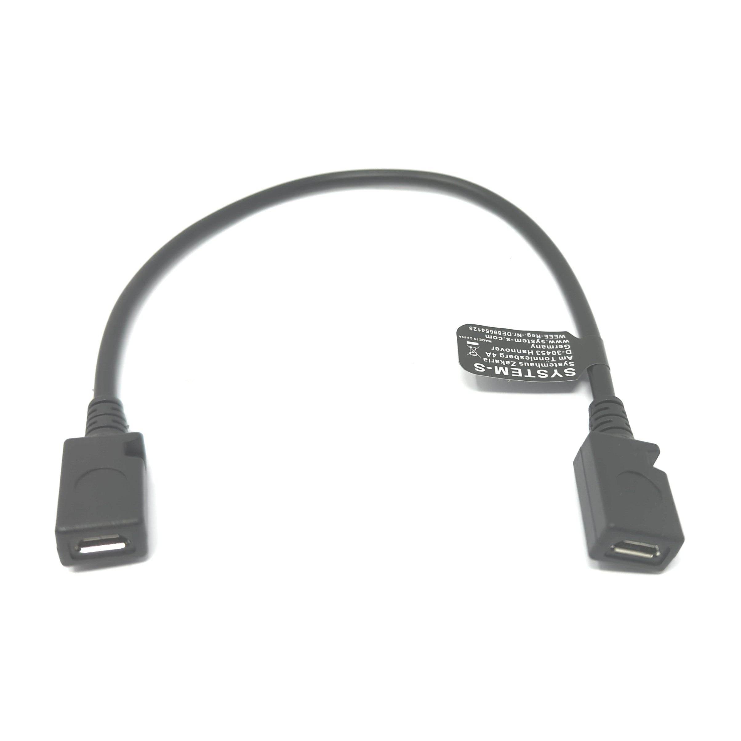 USB 2.0 Kabel Micro B Zu Micro B Adapter 15 cm Kompakte Verbindung Ideal Für Geräte