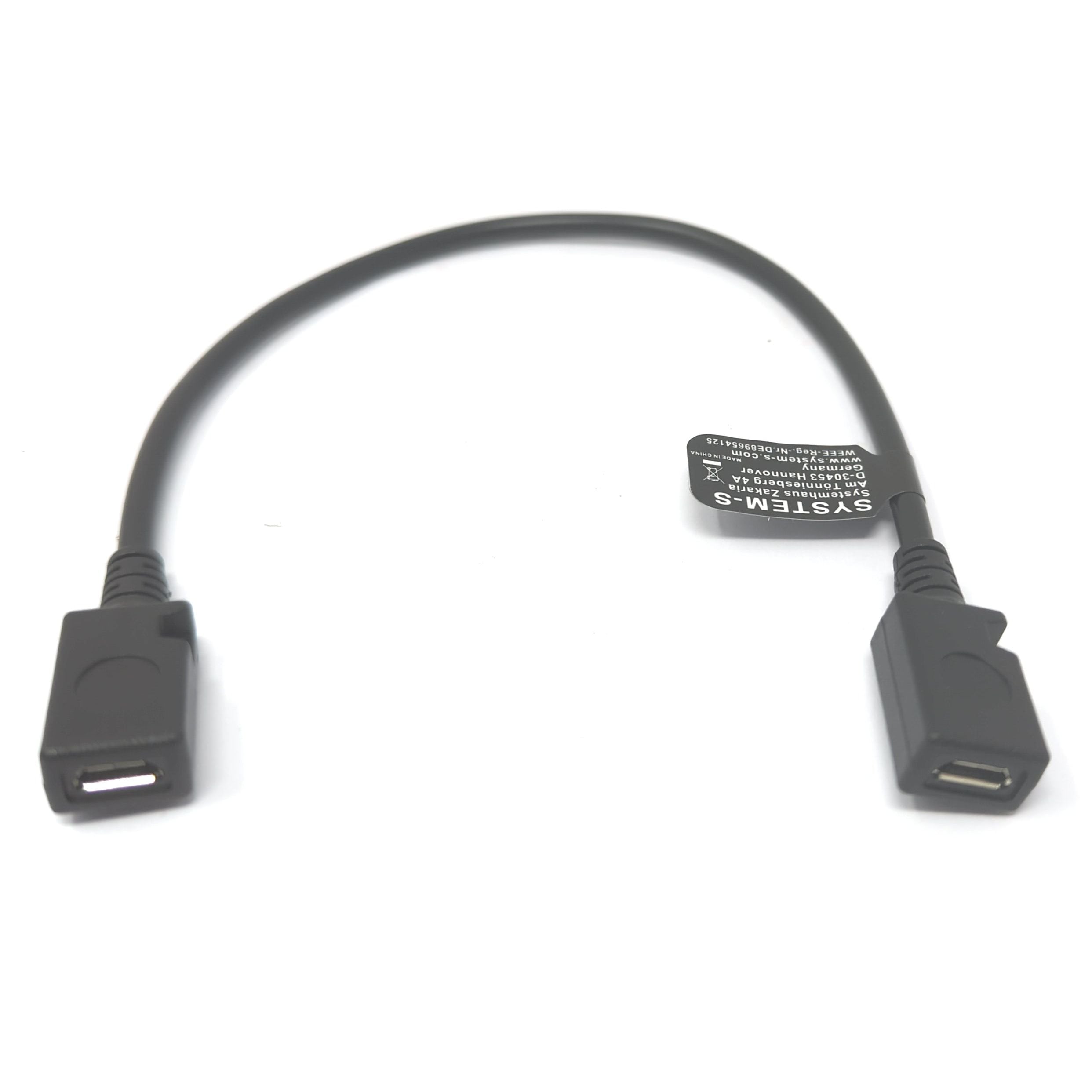 USB 2.0 Kabel Micro B Zu Micro B Adapter 15 cm Kompakte Verbindung Ideal Für Geräte