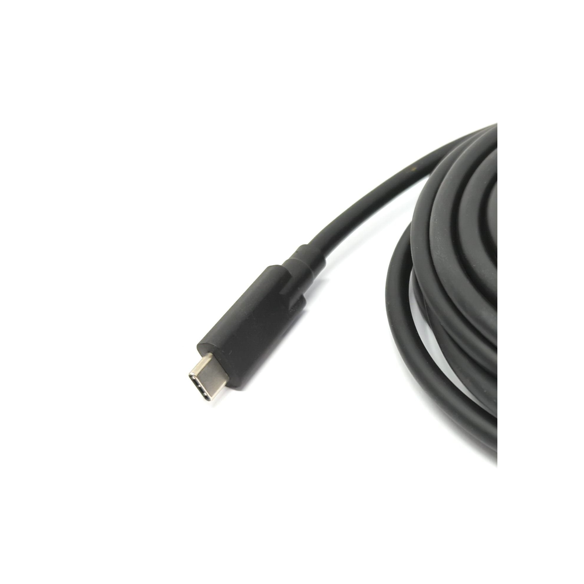 SYSTEM-S USB 3.2 Gen 2 Kabel Typ C Zu Typ C 5 m Schwarz Für Schnelle Datenübertragung Und Laden
