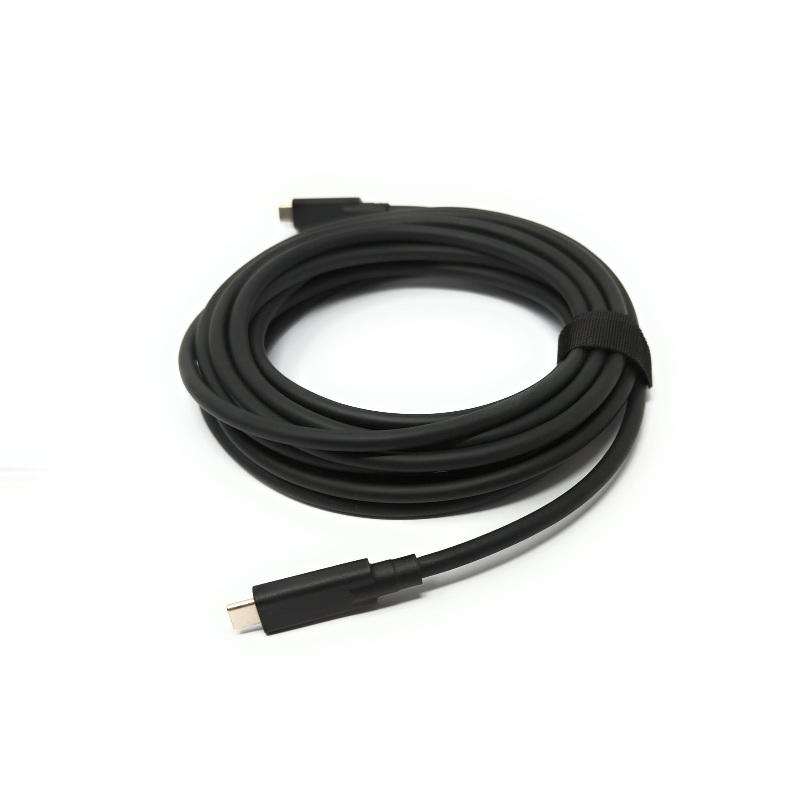 SYSTEM-S USB 3.2 Gen 2 Kabel Typ C Zu Typ C 5 m Schwarz Für Schnelle Datenübertragung Und Laden