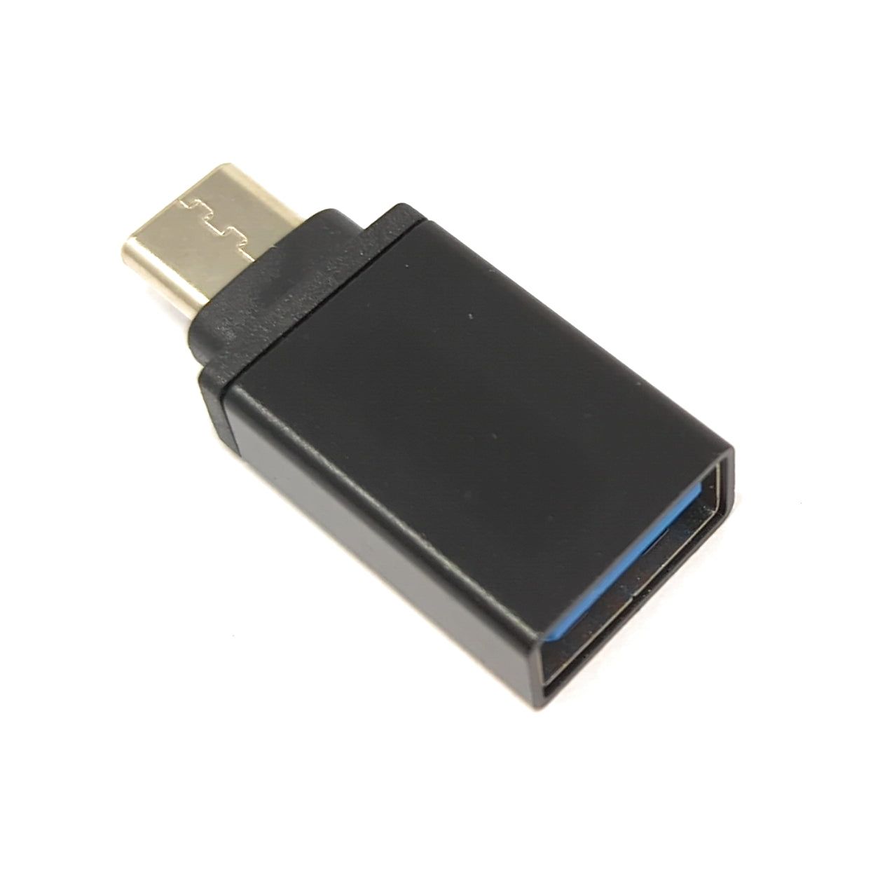 System-S USB C Adapter Typ C Stecker Zu USB A 3.0 Buchse Kabel Schwarz Mit USB 3.1 Geschwindigkeit Bis 5 Gbps