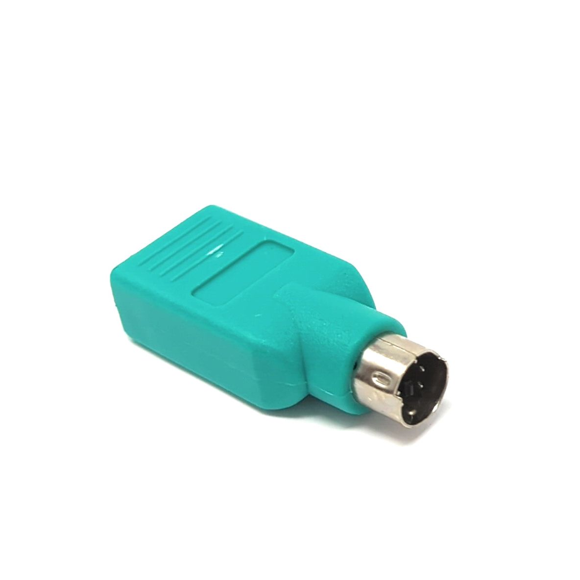 USB 2.0 Adapter Typ A Buchse Zu PS/2 Stecker Türkis Verbindung Von USB Tastaturen Und Mäusen