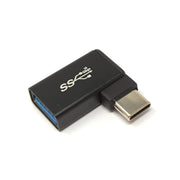 USB Typ C Auf USB Typ A Adapter Kabel 3.0 Mit Winkel 90 Grad Schwarz Gehäuse Kompakt