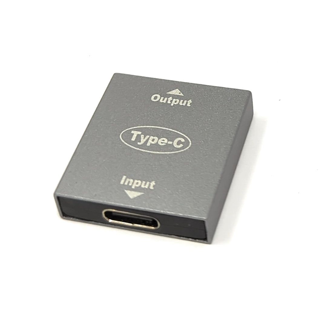 System-S USB C Y Adapter USB 3.1 Typ C Buchse Zu Zwei USB C Buchsen Grau Hochwertig