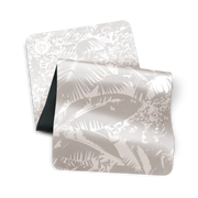 OM YA Design Advanced Grip Yogamatte Light Botanic Für Sichere Stabilität Dank Rutschfeste PU Oberfläche