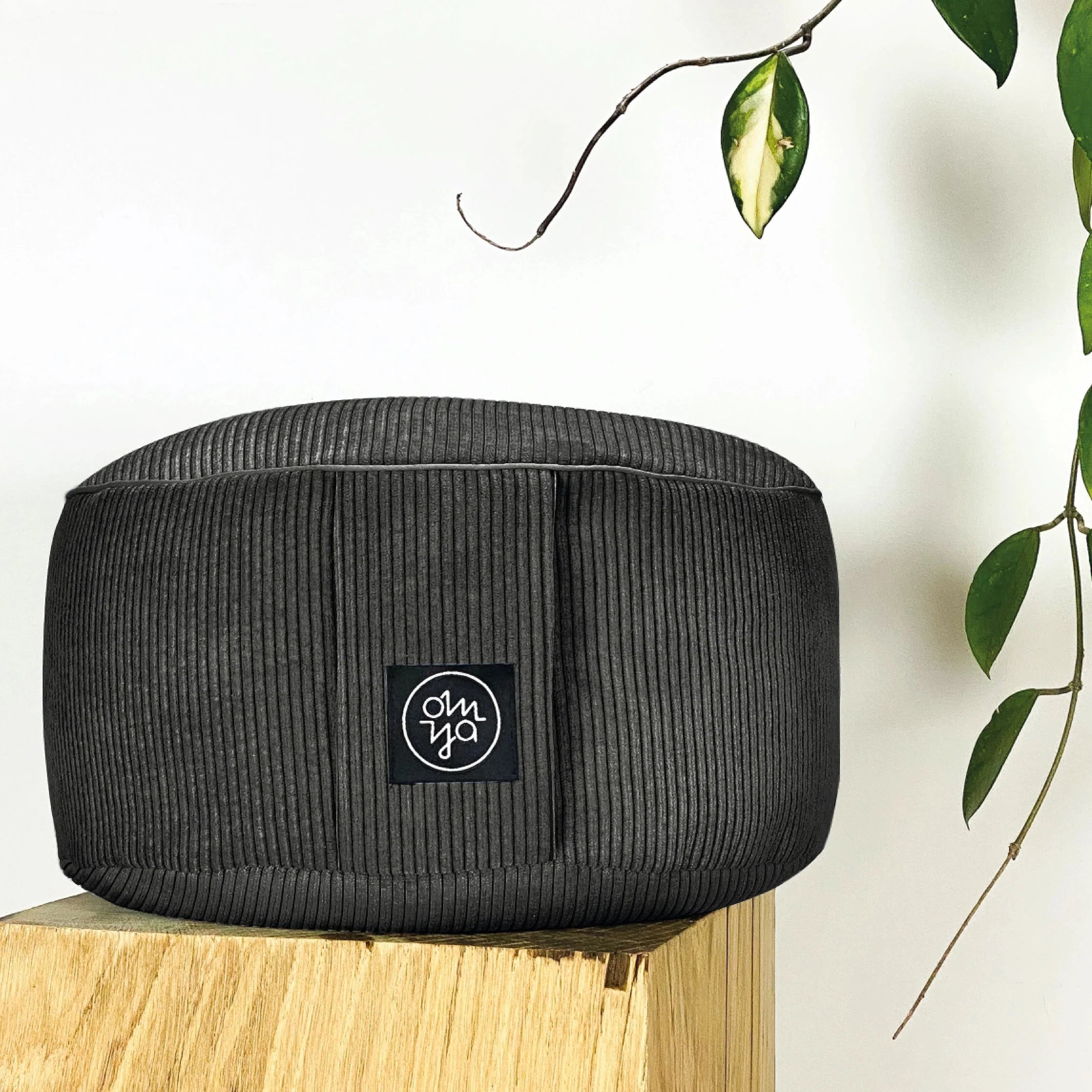 OM YA Design Yogakissen Meditationskissen Granit Cord Beckenhebung Und Aufrichtung Der Wirbelsäule Meditation