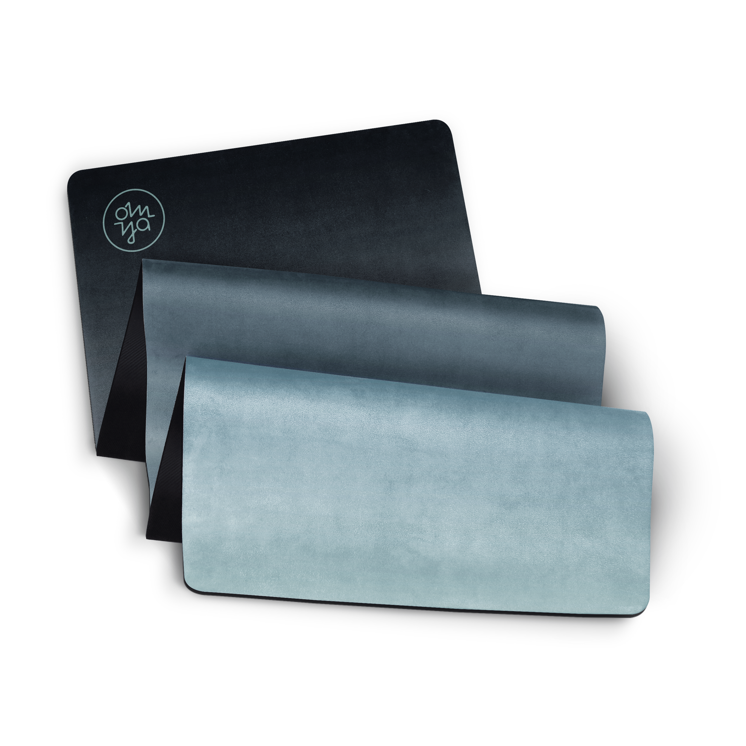 Sensual Flow Komfort Yogamatte Basalt Lagoon Mit Mikrofaser Oberfläche Aus Recyceltem PET Für Griffigkeit Beim Schwitzen