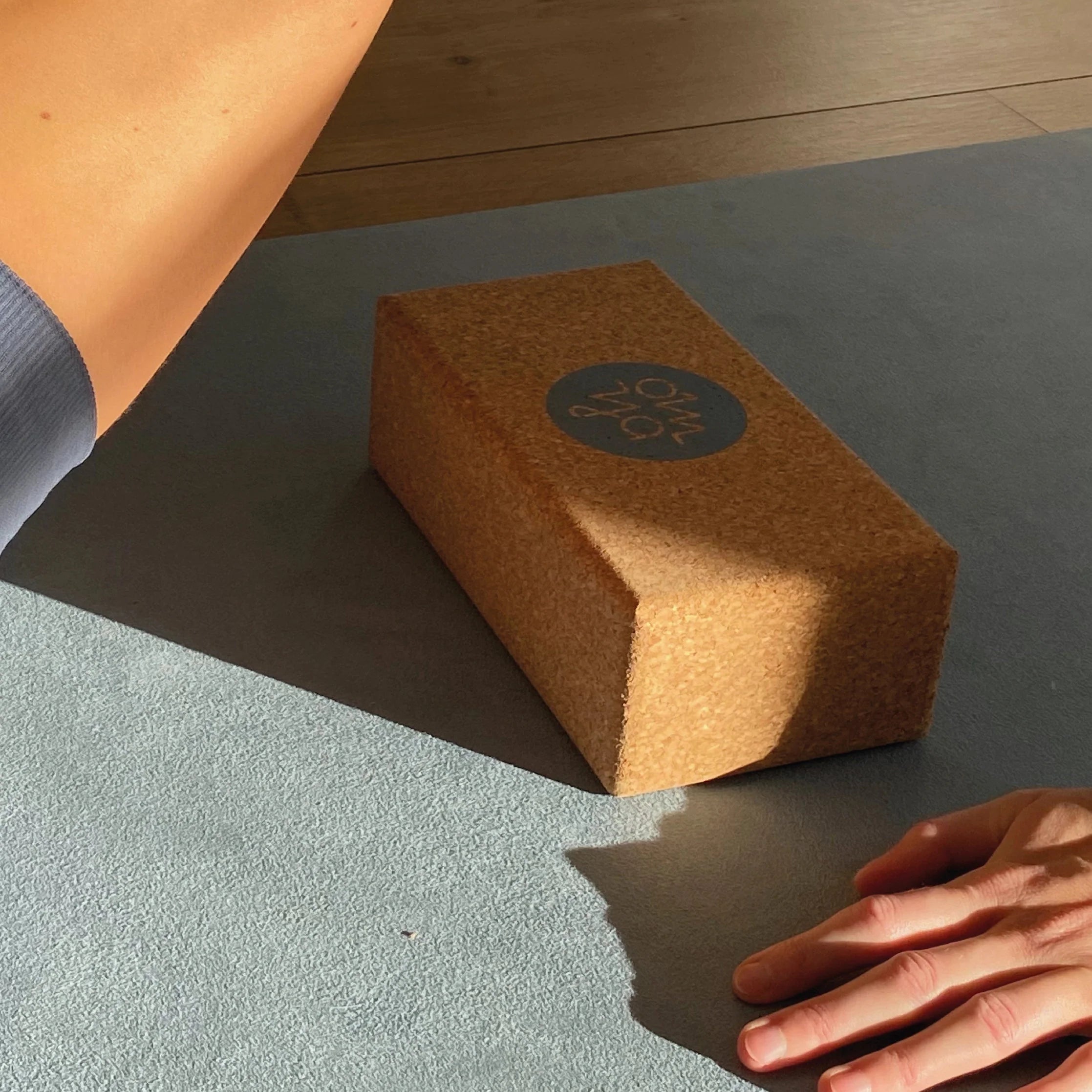 OM YA Design Yogablock Kork Sea Für Stabilität Und Flexibilität In Der Yoga Praxis