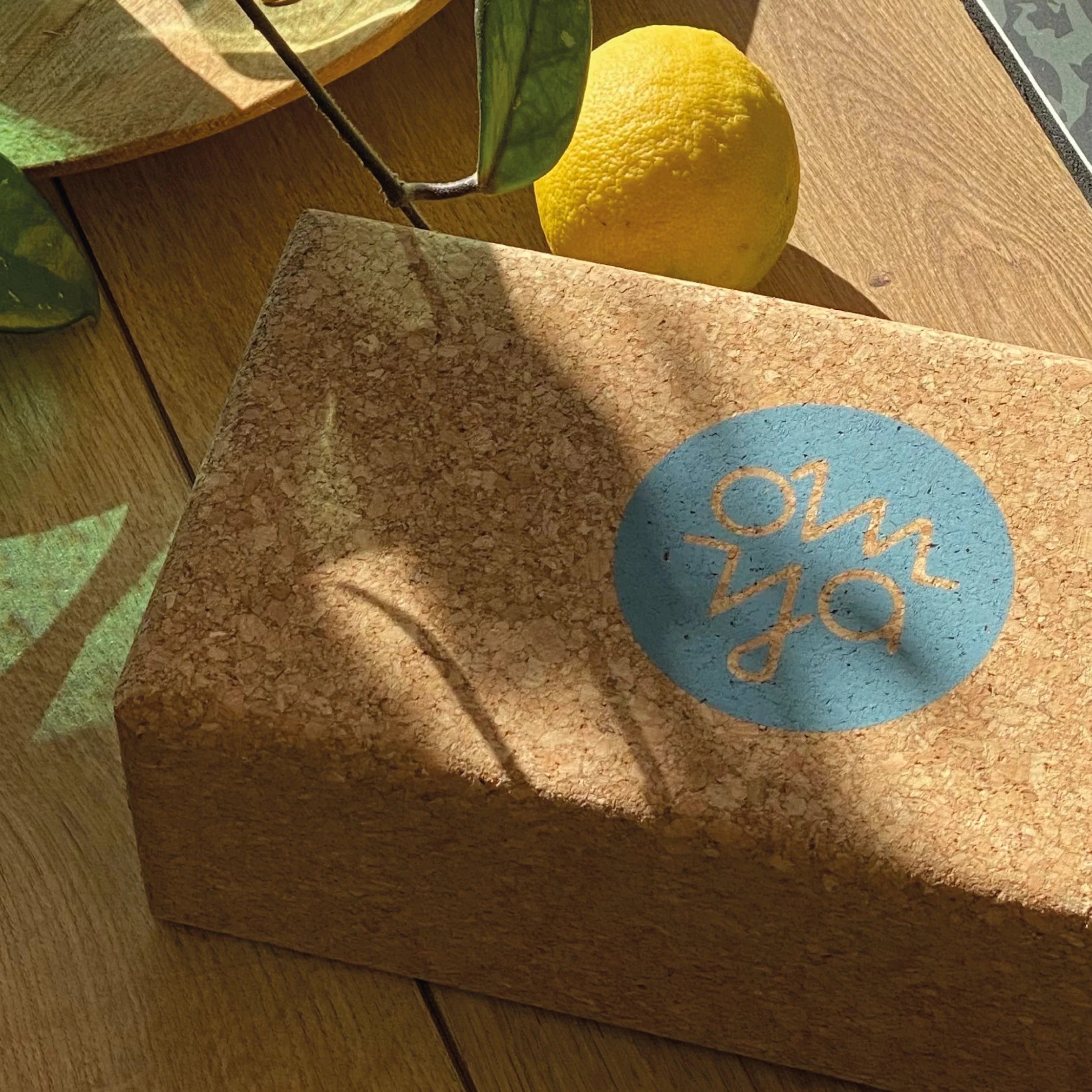 OM YA Design Yogablock Kork Sea Für Stabilität Und Flexibilität In Der Yoga Praxis