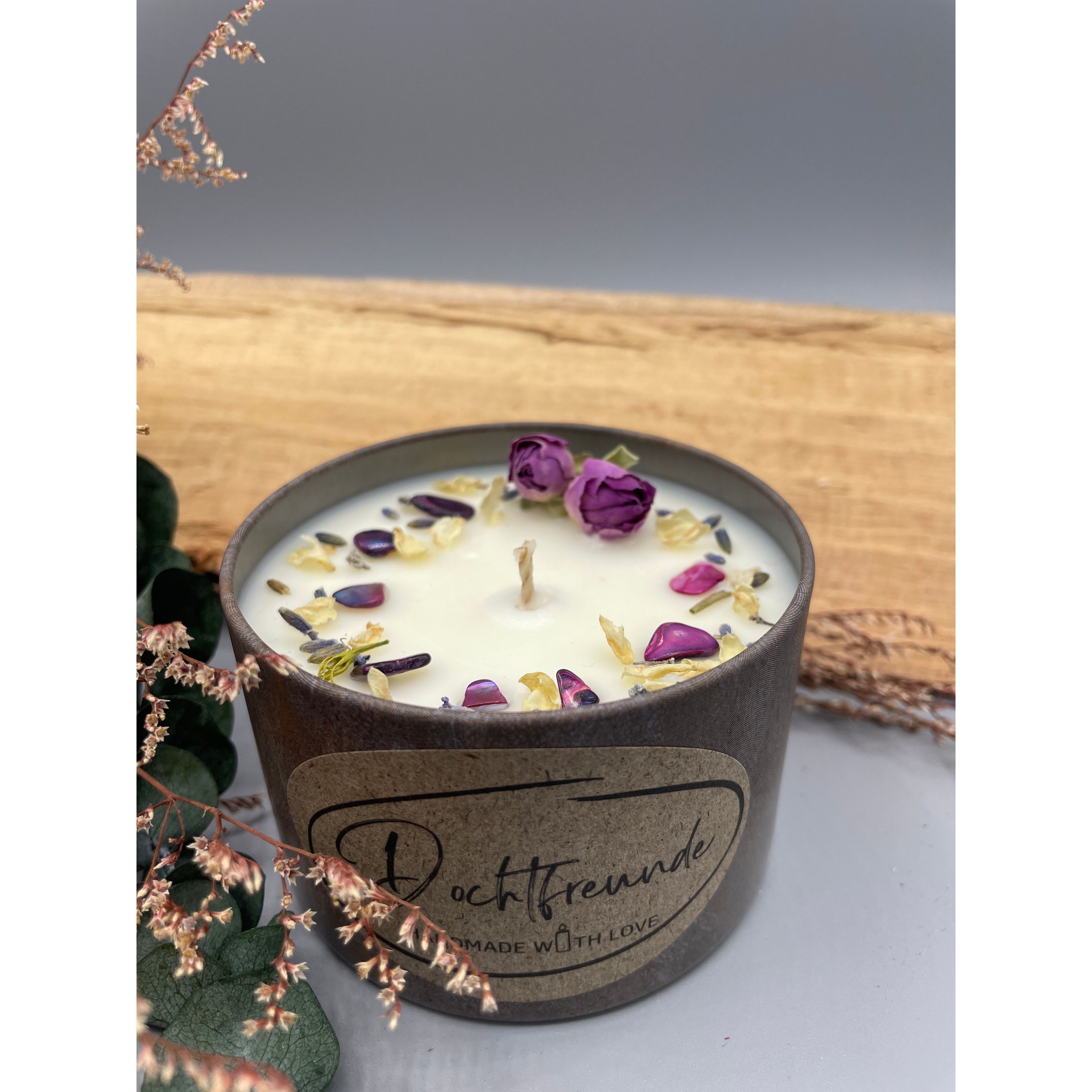 Tada - dein Geschenk - LUSTIGES Lama - personalisierbare PREMIUM Duftkerze mit verschiedenen Dekoren - handgemacht aus dem Südschwarzwald