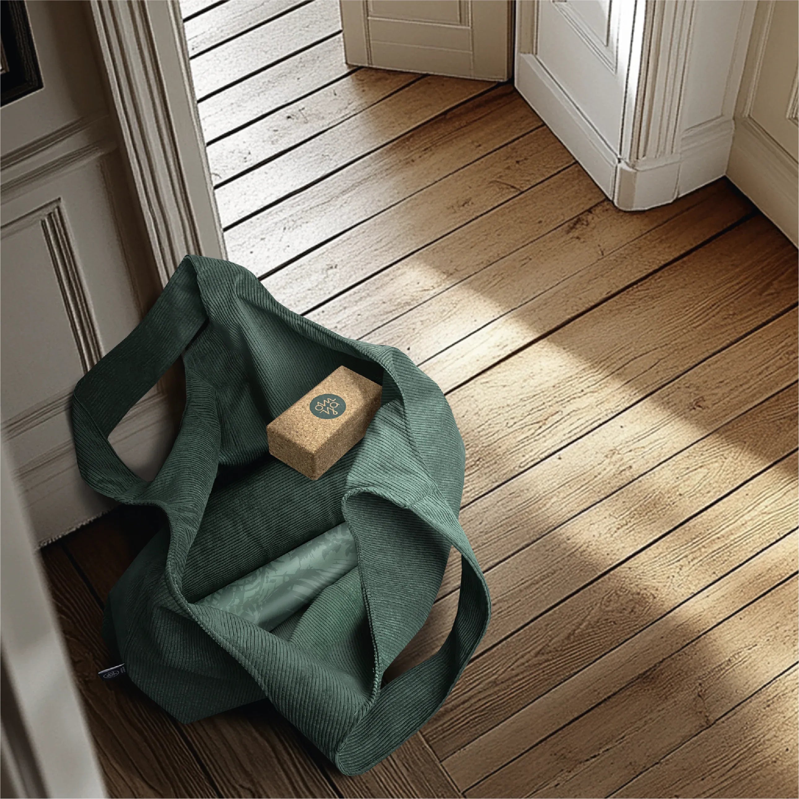 Yoga Big Bag Forest Cord Große Yogatasche Für Matte Bolster Decke Blöcke Und Handtuch