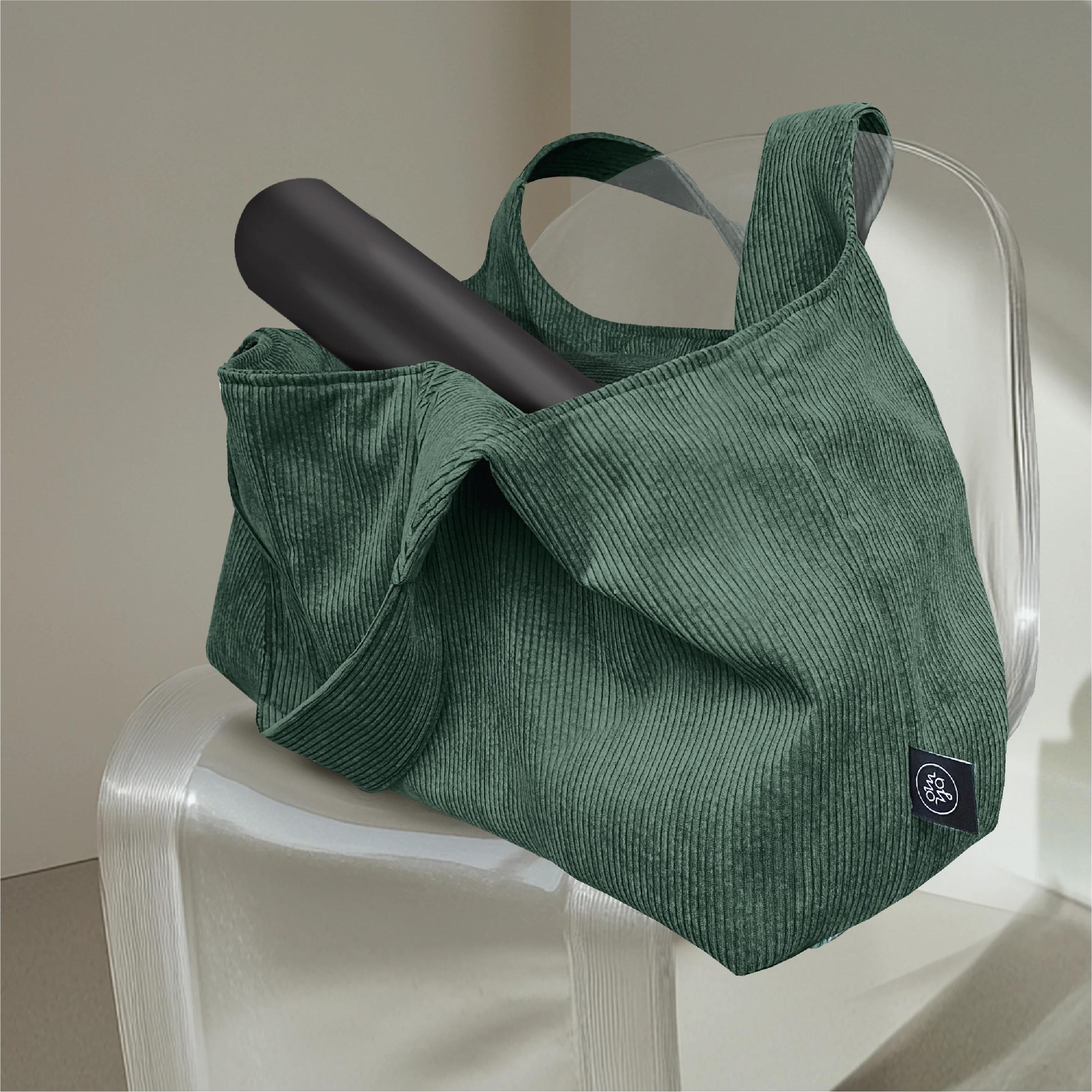 Yoga Big Bag Forest Cord Große Yogatasche Für Matte Bolster Decke Blöcke Und Handtuch