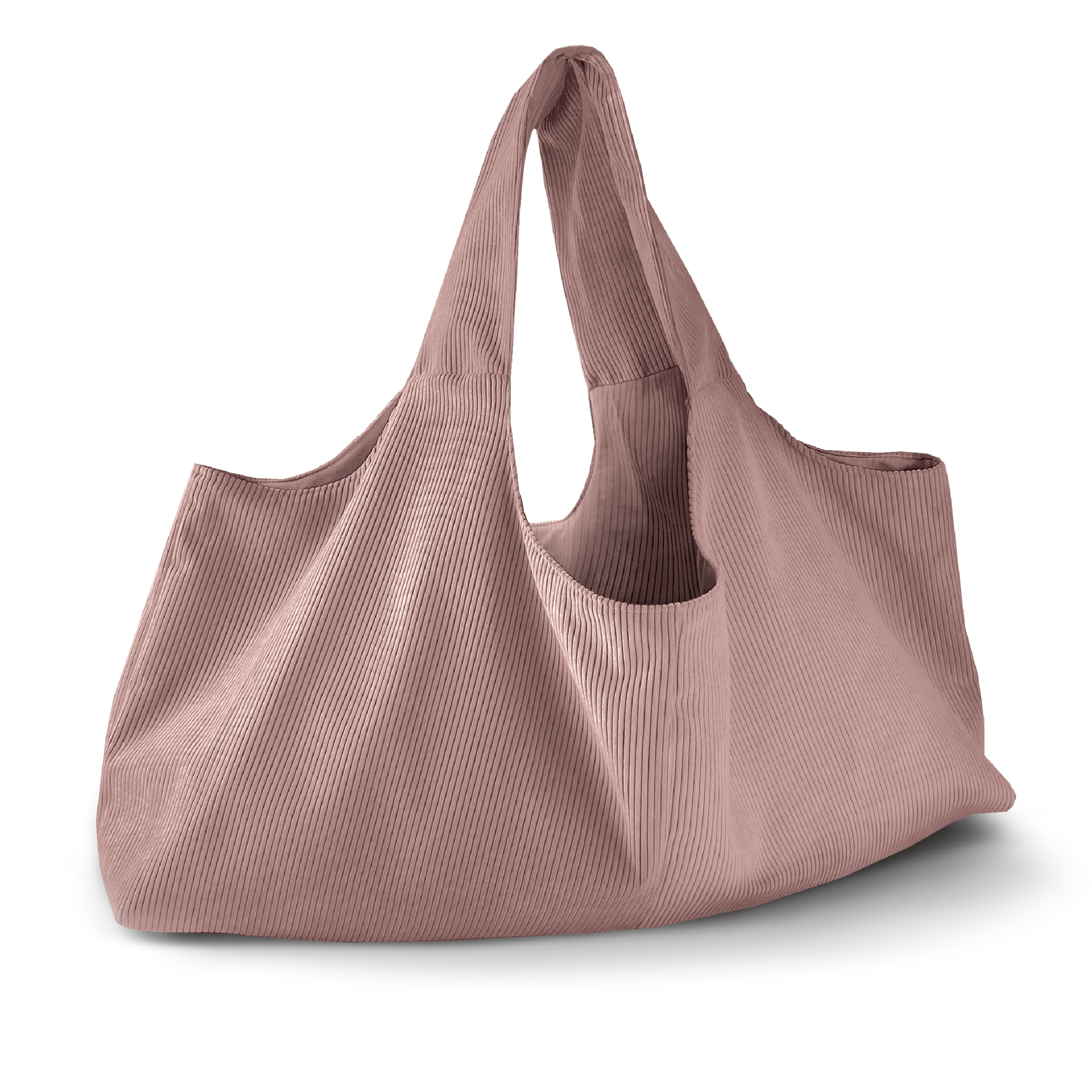 Yoga Big Bag Blush Cord Transporttasche Für Yogamatte Bolster Decke Blöcke Und Handtuch Mit Extra Breiten Tragegriffen