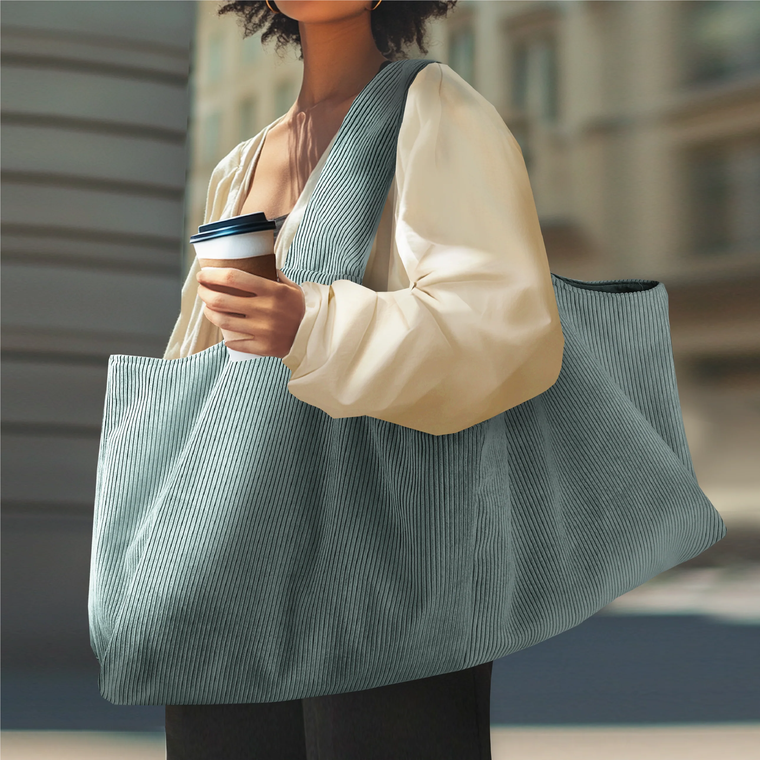 Yoga Big Bag Aqua Cord Große Transporttasche Für Yogamatte Bolster Decke Blöcke Und Handtuch