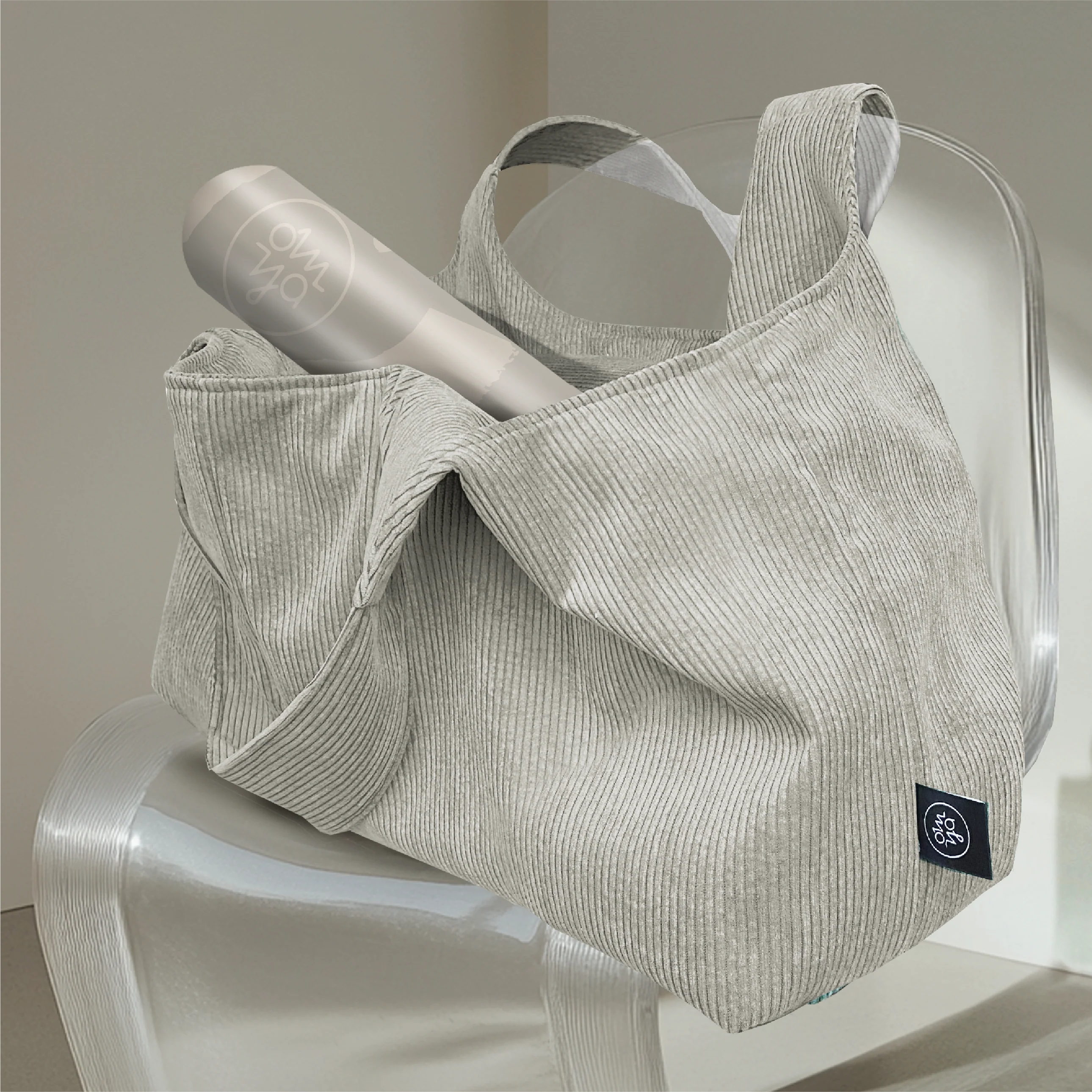 Yoga Big Bag Pearl Cord Von OM YA Design Für Yogamatte Bolster Decke Blöcke Und Handtuch