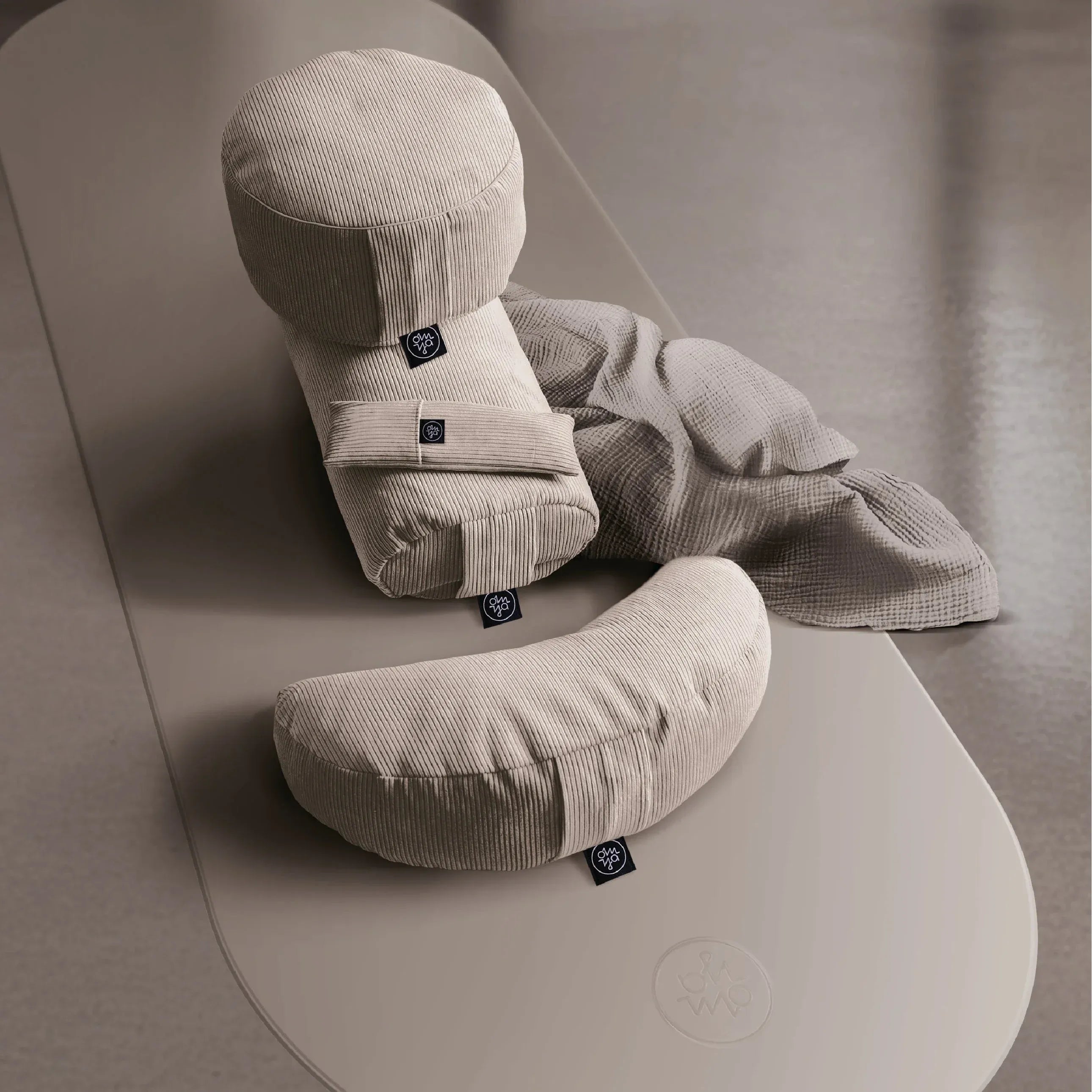 Oval Advanced Grip Yogamatte Dune Rutschfeste PU Oberfläche Für Stabilität Und Halt