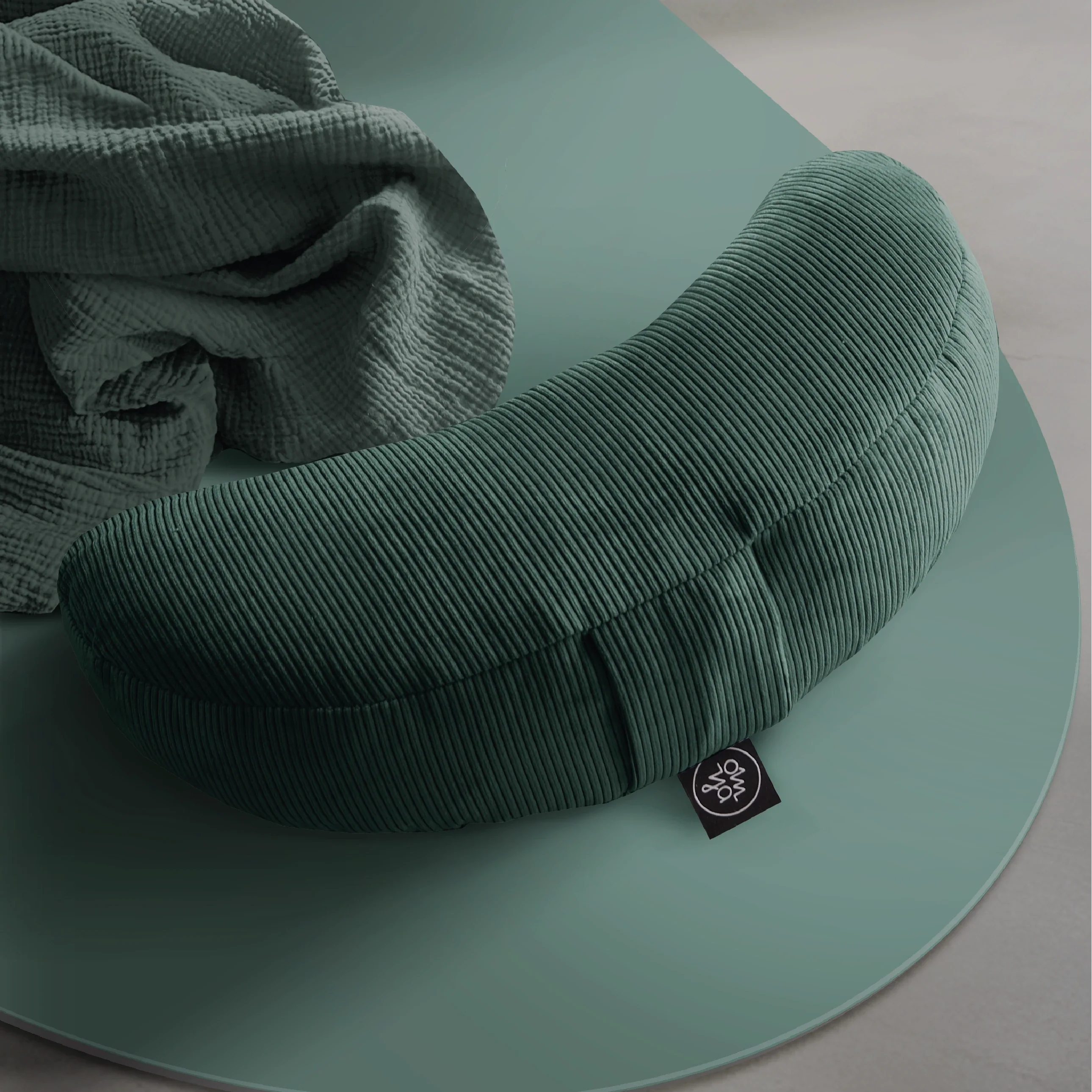 Oval Advanced Grip Yogamatte Forest OM YA Design Mit Rutschfester Oberfläche Für Stabilität Und Sicherheit Im Yoga PU