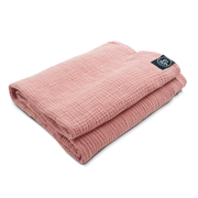 Shavasana Decke Blush Musselin Von OM YA Design Für Entspannungsphase Nach Yoga Praxis Weiche Wärme Kuschelige Decke