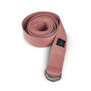 Design Yogagurt Blush Erhöht Reichweite Bewegungen Unterstützt Dehnung Im Yoga Gurt Training