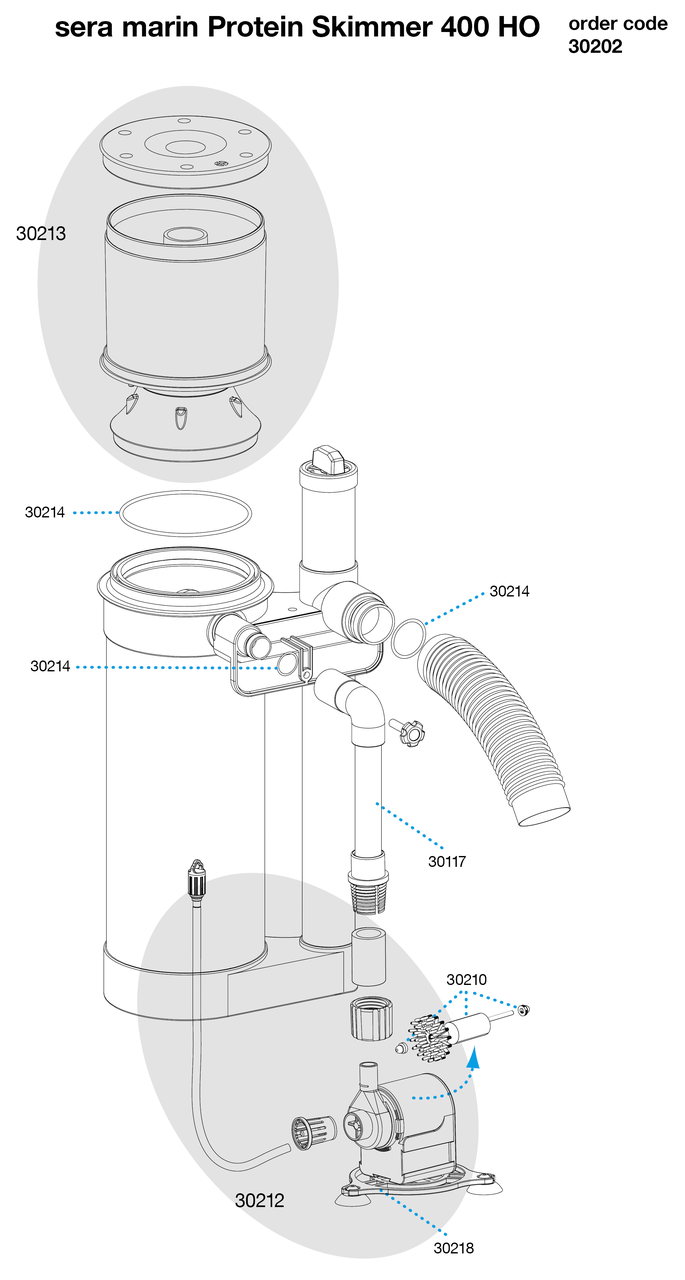 sera marin Protein Skimmer HO