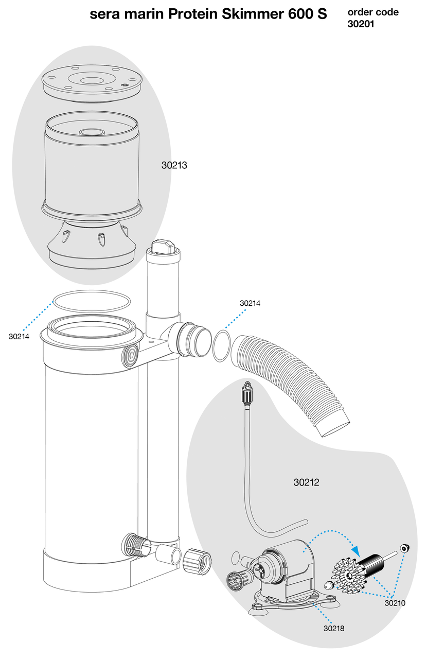 sera marin Protein Skimmer S