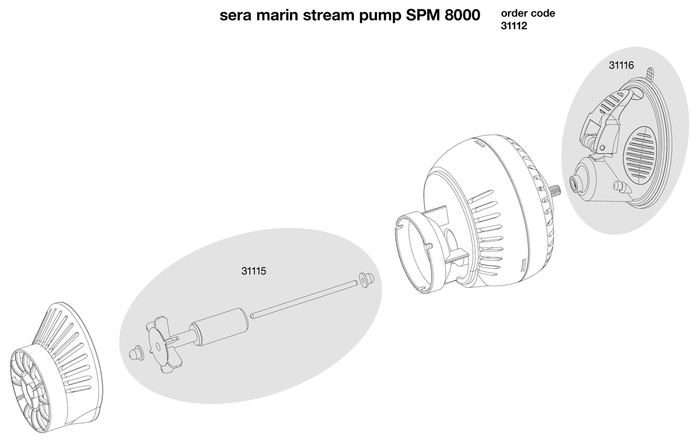 sera marin stream pump SPM 8000