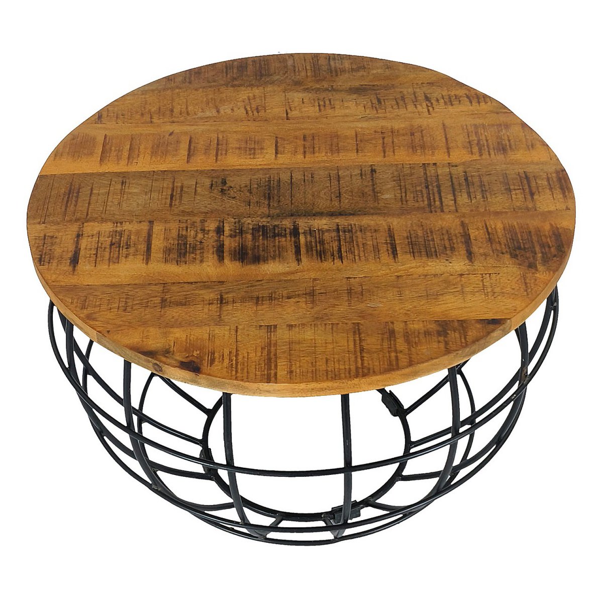 Beistelltisch - nachhaltig Couchtisch Wohnzimmer-Tisch - rund - Lexington - ø 55 cm