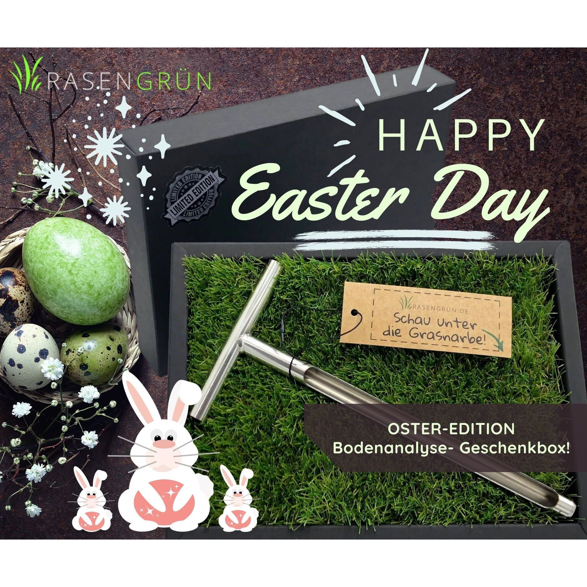 Rasen - Bodenanalyse 2.0 „GESCHENKBOX“